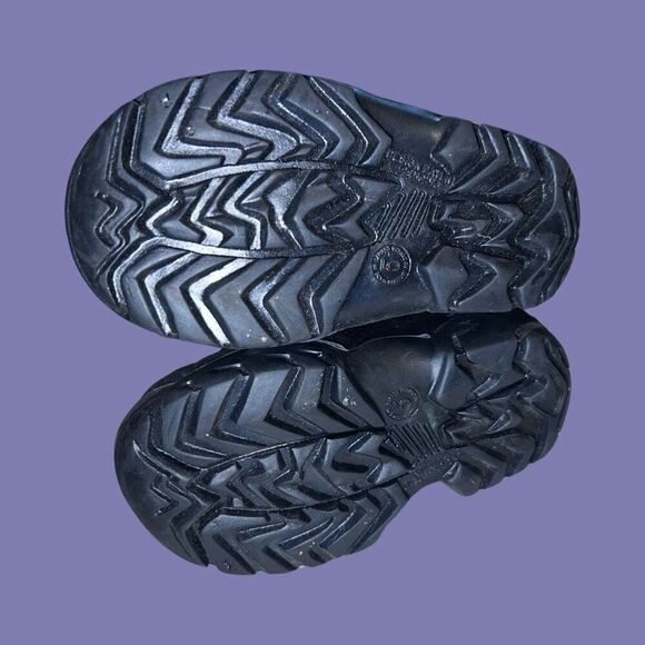 KAMIK Toddler Infant Zip Front Forest Animal Print Purple Boots Size 5 6 - Picture 3 of 6